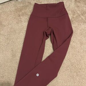 Lululemon Wunder Train High Wasted Leggings